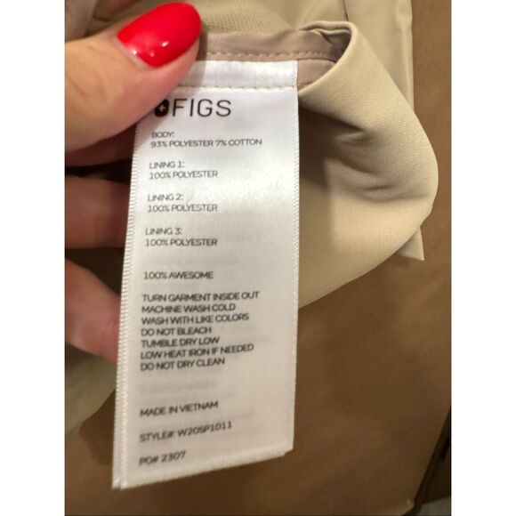 NWT Figs Bellevue Long Labcoat - Picture 11 of 14